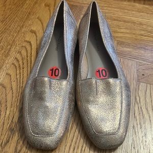 Donald J Pliner Honey Squared Toe Loafers